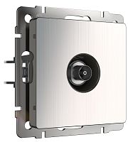 Розетка TV Оконечная без рамки Werkel 1-м. глянцевый никель картинка